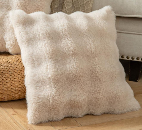 Beige thick soft wool - 18,